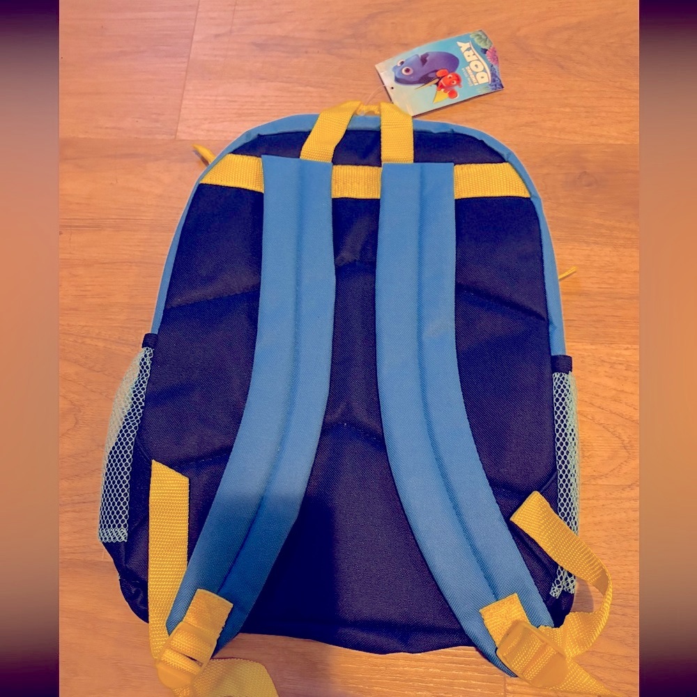 Kids Backpack - Blue and Yellow - Picture 3 of 4